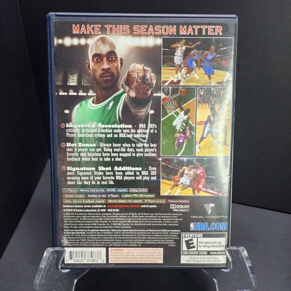 NBA 2K9 - PS2 PlayStation 2 2008 - Complete with Manual - Picture 2 of 5